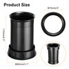 sourcing map 5Pcs 75x110mm/3 x 4.3 inch Speaker Port Tube