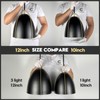 FookChak Black Dome Pendant Light 10in Kitchen Island Pendant Lighting