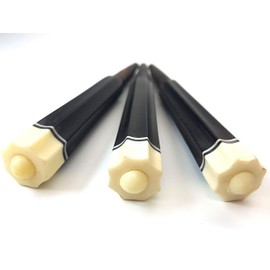 Okinawa Sanshin Karakui 3 Piece Set [Kuroki Octagonal Sand] Pre-Drilled