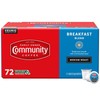 Community Coffee Breakfast Blend 72 Count Coffee Pods, Medium Roast,
