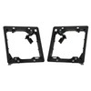 iMBAPrice Dual Gang (2-Gang) Low Voltage Mounting Bracket - Black