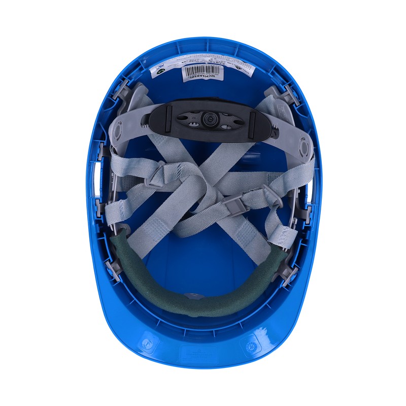 Blue Breathable ABS Hard Hat Adjustable Anti‑Smash Comfortable Helmet for