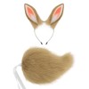 Adranly Rabbit Cosplay Cat Ear Headband Rabbit Ear Headband Rabbit