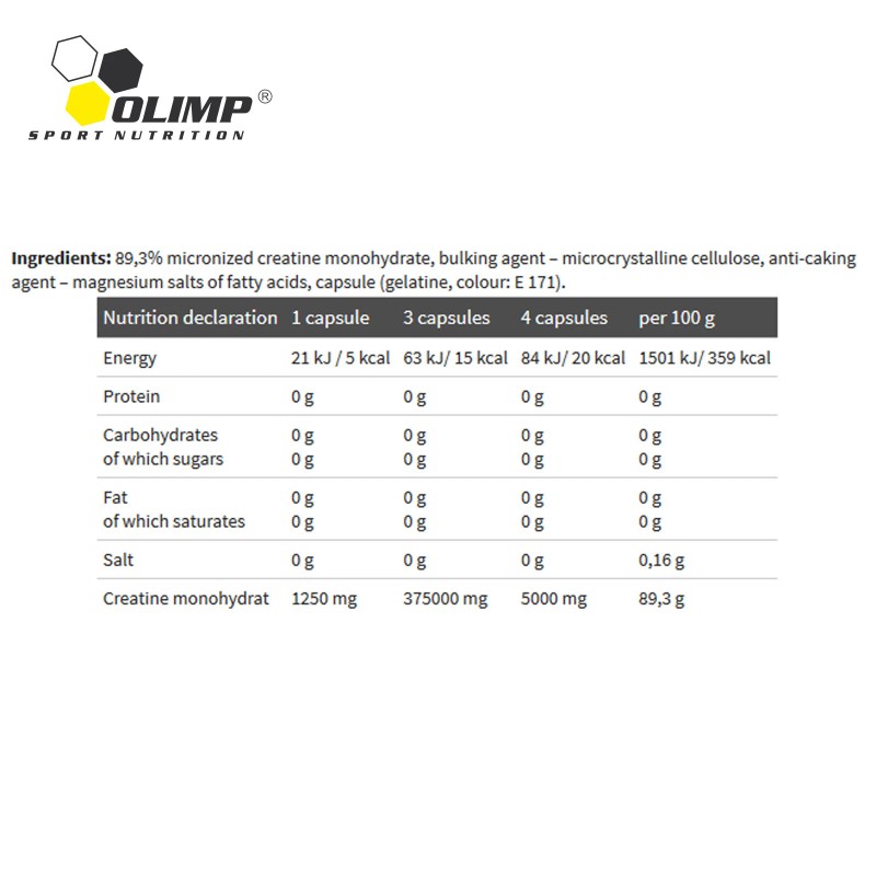 OLIMP CREATINE MONOHYDRATE + HMBOLON -Strong Muscle Growth Stack -