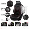 CAR PASS Comfortable 3D Foam Mesh Leather Car Seat Covers