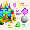 cossy 120Pcs Magnetic Tiles Magnetic 3D Building Blocks Set Educational
