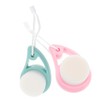 VICASKY 2pcs Portable Face Cleaning Brushes Gentle Facial Scrubbers for