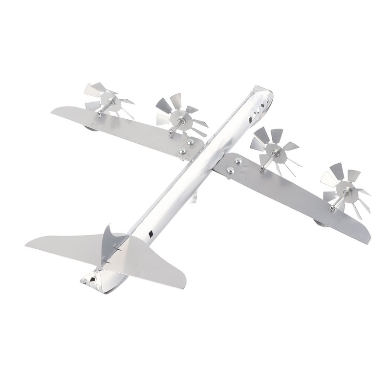 Aircraft Wind Spinner Metal Windmill Airplane Wind Spinner Sculpture for