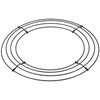 JAPCHET 20 Pack 10 Inch Round Wire Wreath Frames, Metal