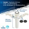 Tecuro adjustable immersion pipe with 2 x device connections for