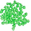 Featuman Green Plastic Diamonds, 160 Pcs Fake Crushed Acrylic Crushed