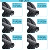 Silicone Vacuum Hose Kit 6PCS 5FT 1/8" 5/32" 3/16" 1/4"