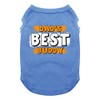 Dad's Best Buddy Dog Shirt - Blue (Medium)