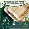 Palm Leaf Plates Like Bamboo Plates Pack - 100 Pc