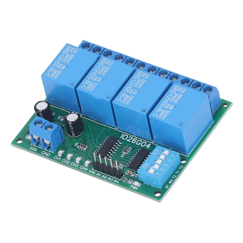 Relay Module 4 Channel Control Board Switch Controller DC 12V