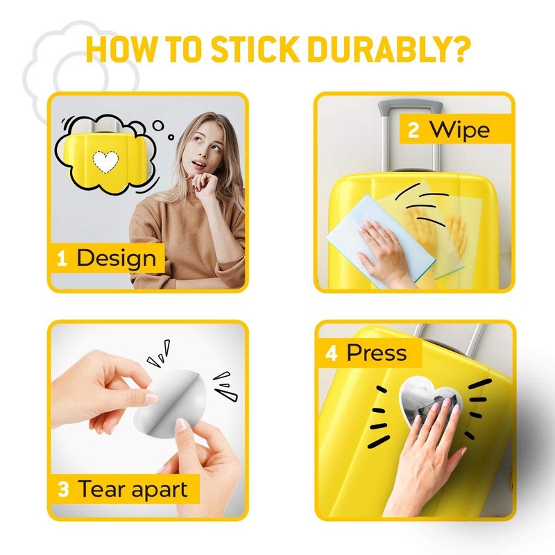 2 x 7.5cm Heart Stickers - Rough Collie Animals Pets