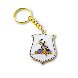 Melbourne Storm NRL Rugby League Heritage Logo Metal Keyring