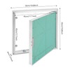 Fluoxtine Access Panel, 20 x 20 Inch Service Shaft Door,