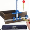 Cabinet Hardware Jig, Cabinet Handle Jig with Automatic Center Punch,