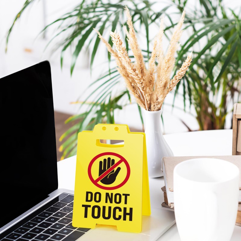 Do Not Touch Desk Sign