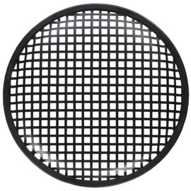 American Terminal Pair of 10 Inch 10 Universal Metal Car Audio Speaker Subwoofer Waffle Grill Protector Cover with Clips and Screws