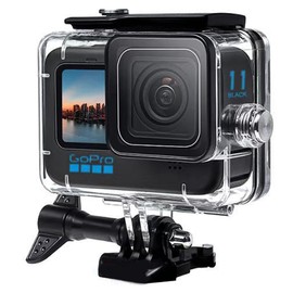 Kiowon Diving Housing for GoPro 12 11 10 9 for GoPro HERO12 HERO11 HERO11 HERO10 HERO9 50M Waterproof Case + 3 Type Lens Filter (Red+Magenta+Pink) Underwater Photography Accessories Accessories for Go