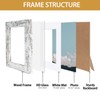 Califortree Rustic White 5x7 Picture Frame - Display Photos 4x6