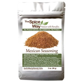 The Spice Way - Mexican Seasoning Spice Blend. No Salt, Non GMO, No preservatives. 2oz