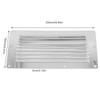 250x150mm Air Vent Louver Grill Cover Stainless Steel Duct Ventilation