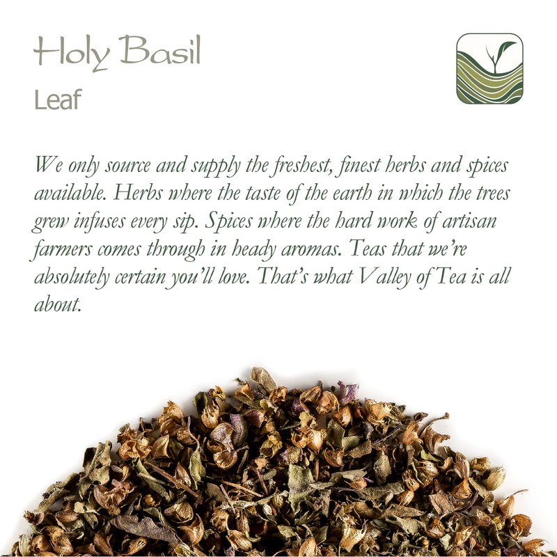 Tulsi Holy Basil Organic Tea - Sweet Green Delicacy -