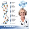 CHARMKING Compression Socks for Women & Men (8 Pairs) 15-20