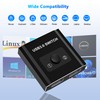 USB 3.0 Switch, Bi-Directional USB Switcher 2 in 1 Out/1