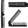 Wide Tooth Folding Comb 3-Piece Set of Static-free Portable Combs for Daily Beauty Styling, 3 Pieces, Black / 넓은 이빨 접이식 빗 일상적인 미용 스타일링 전용 정전기 없는 휴대용 빗 3종 세트, 3개, 검정색