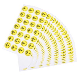 Gadpiparty Ground Symbol Stickers 400pcs Safety Protective Earth Protective Grounding Warning Stickers Vinyl Label Remarkings Symbols Protect