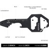 Famstar Keychain Multi-tool 3Pack Metal Pocket Tool Portable No rust