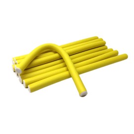 1/2” Diameter 9.5" Length Twist-flex Hair Roller Curling Rods – 12 Pack