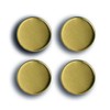 Zeller 11234 Magnet Set of 4 Extra Strong Gold Approx.