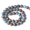 6mm 60pcs Lake Blue Cloisonne Craft Spacer Loose Beads for