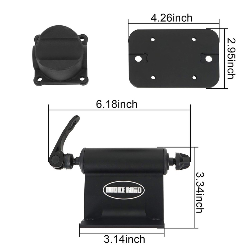 Hooke Road Universal Bike Car Carrier Quick-Release Alloy Fork Lock
