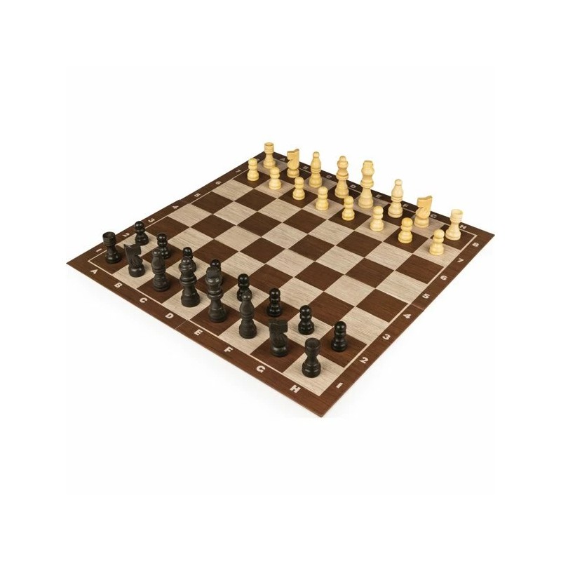 Cardinal Chess, Checkers & Tic Tac Toe One Size Brown