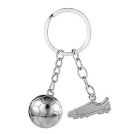 Sport Keychain Soccer Keychain Football Keychain Mini Cute Soccer Keychain with Key Ring Backpacks Charm Keychain Hanging Bag Key Ring for Men Women Soccer Fans Themed Birthday Party Gift