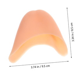 Baluue Toe Caps for Ballet Shoes Protective Toe Pads for Comfort and Support Nude Color for Dance and Performance
