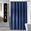 Waterproof Fabric Shower Curtain Thick Bathroom Curtain (Blue, 180x180cm)