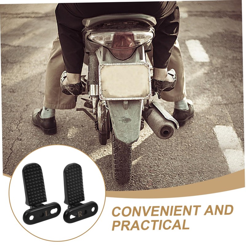 CHILDWEET Electric Moped Foot Peg Replacement 43-51mm Spacing Folding Pedal