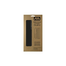 All Mountain Style Unisex Honeycomb High Impact Chain Guard, Black/Silver, Medium