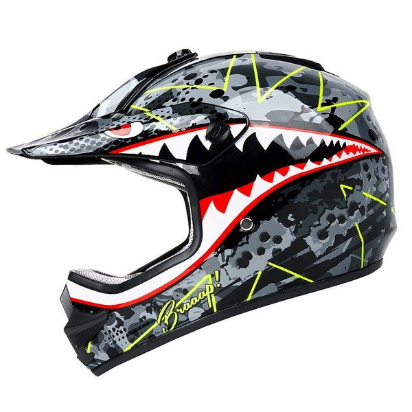 Orthrus DOT Certified Adult & Youth Helmet for Dirt Bike