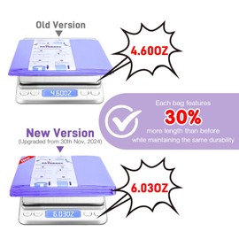 Refills Compatible with Dekor Classic, 30% Extra Length Diaper Pail Refills 8 Pack Diaper Pail Liners Lavender Scent