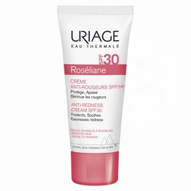 Uriage Roseliane Crema facial anti-rojeces SPF30 hidratante 40ml - con Extracto de Ginseng y Algas, Cubre el Enrojecimiento, Proporciona una Accin... 