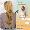 Ponytail Extension Drawstring Ponytail for Quick and Easy Hairstyling Golden