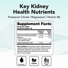 Theralogix TheraLith XR Vitamin & Mineral Supplement - Supports Healthy Urine Chemistry & Calcium Oxalate Levels with Magnesium, Vitamin B6 & Potassium* - NSF Certified - 360 Tablets